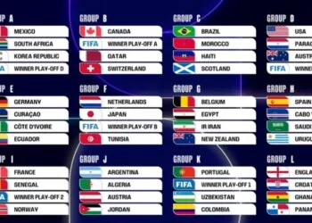 2026 FIFA 世界盃 48 隊分組賽制